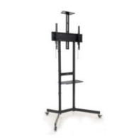 Soporte de suelo con ruedas tooq fs1151m-b pantallas de 37\ - 70\" max 70kg vesa max. 600x400 bandeja"