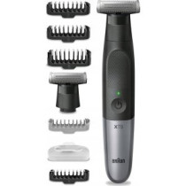 Afeitadora braun xt5110 control de precision - recargable + recambio + 5 peines para barba y cuerpo