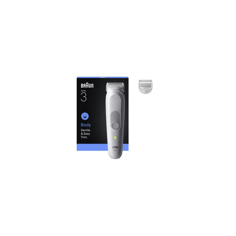 Afeitadora corporal braun bg3500 impermeable inalambrica recortador ajustable recargable
