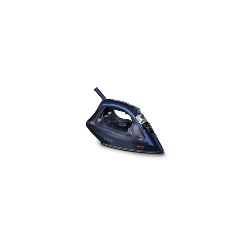 Plancha de vapor tefal fv1713 suela antiadherente 24 g/min vapor 2000w color azul