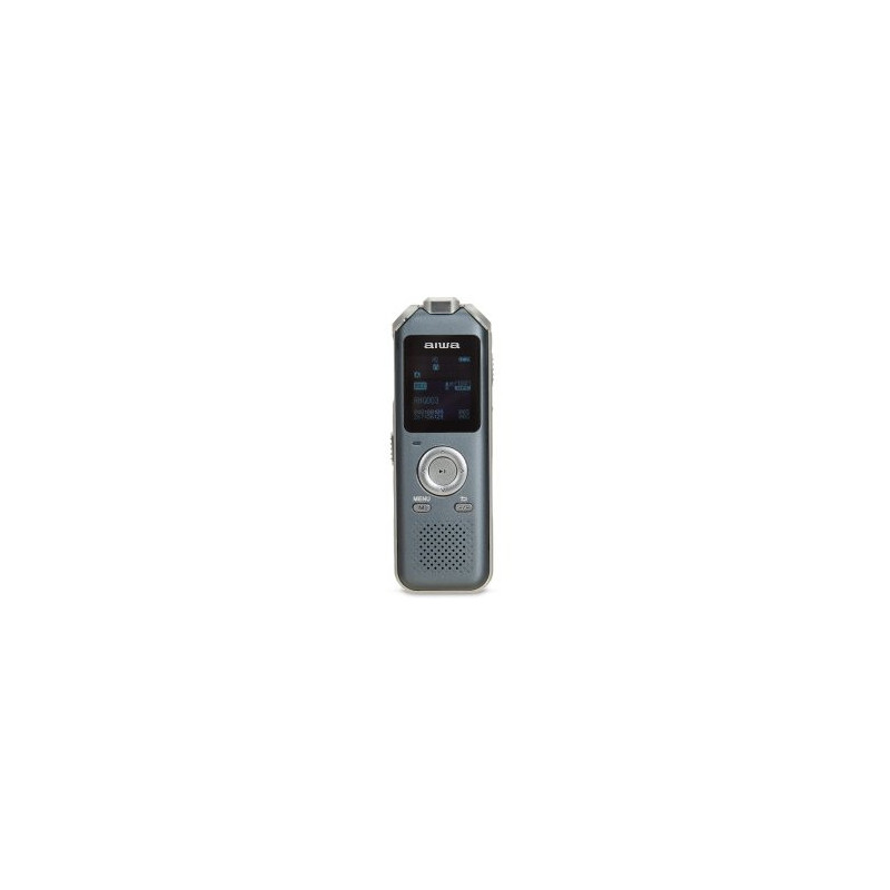 Grabadora de voz aiwa dvr-m700 16gb 275h microsd lcd radio bateria litio