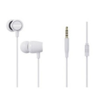 Auricular intrauditivo aiwa estm-20wh altavoz neodimio 10mm cable sin enredos microfono aluminio