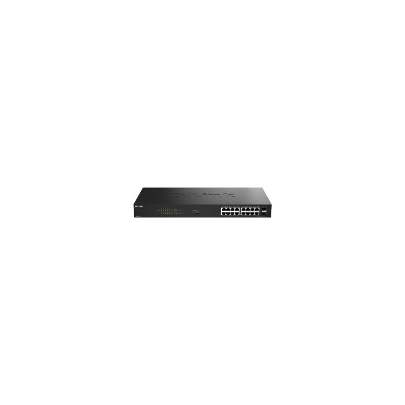 Switch no gestionable d-link dgs-1018p/e 16p giga poe+(240w)+2p sfp