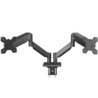 Soporte de mesa gas mars gaming marmpro2 2 pantallas 13\ a 27\" max 10kg vesa 75x75 100x100 negro"