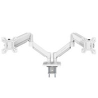 Soporte de mesa gas mars gaming marmpro2 2 pantallas 13\ a 27\" max 10kg vesa 75x75 100x100 blanco"