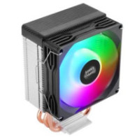 Ventilador con disipador de cpu mars gaming mcpux2 tdp 150w pwm low profile frgb negro