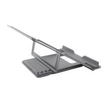 Soporte de portatil coolbox atril hasta 17\ 10kg 4 posiciones gris espacial"