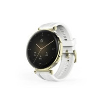 Smartwatch hama 7000 amoled 1.32\ ip68 3atm manos libres diferentes sensores blanco oro"