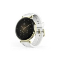 Smartwatch hama 7000 amoled 1.32\ ip68 3atm manos libres diferentes sensores blanco oro"
