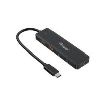 Hub usb-c equip life 128966 usb 3.2 10gps 2xusb-c 2x usb-a compatible thunderbolt 3/4