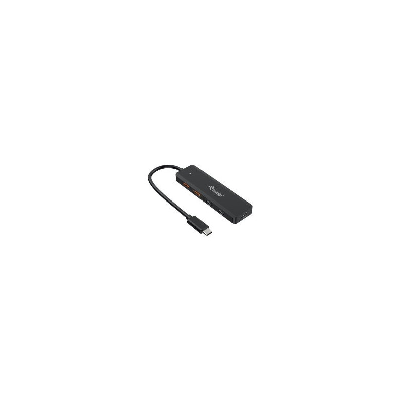 Hub usb-c equip life 128966 usb 3.2 10gps 2xusb-c 2x usb-a compatible thunderbolt 3/4