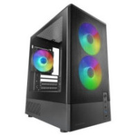 (km0) caja microatx mars gaming mconyx negra lateral cristal frontal mesh gpu 292mm sin ventiladores