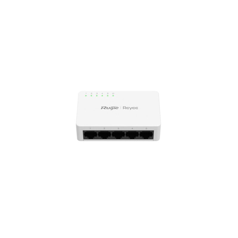 Switch no gestionable ruijie rg-es05g-l 5xrj45 10/100/1000mbps sobremesa no rack