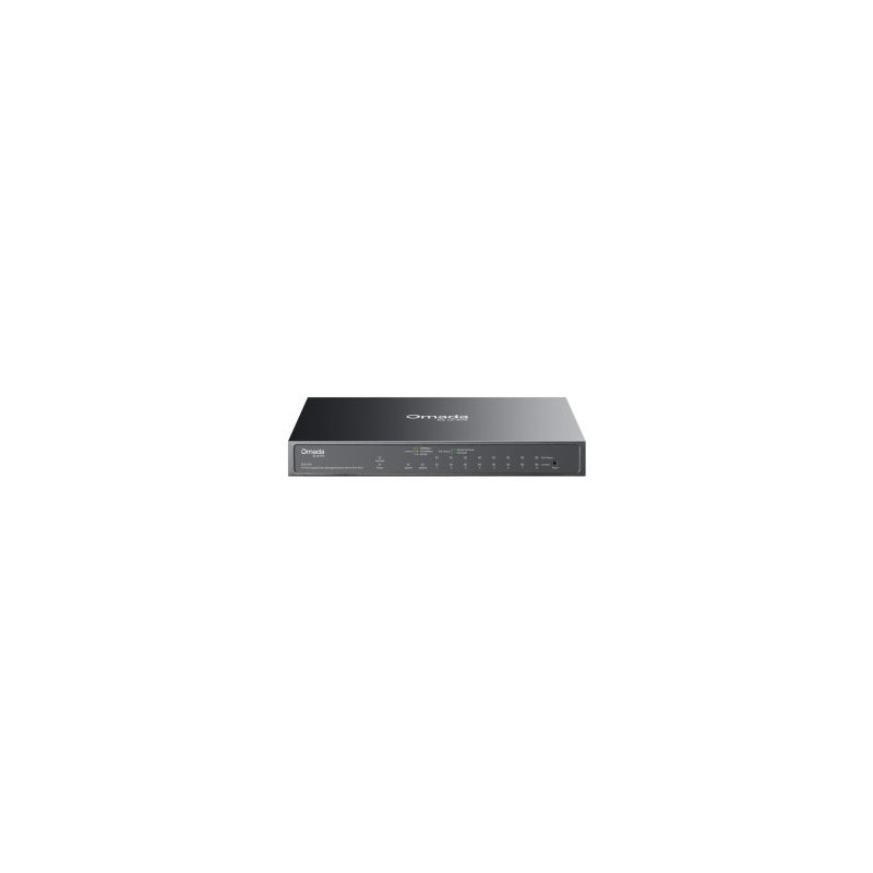 Switch semigestionable tp-link omada es210gp 10p 9xlan 1gb 8xpoe+ 1x combo sfp rj45 metal