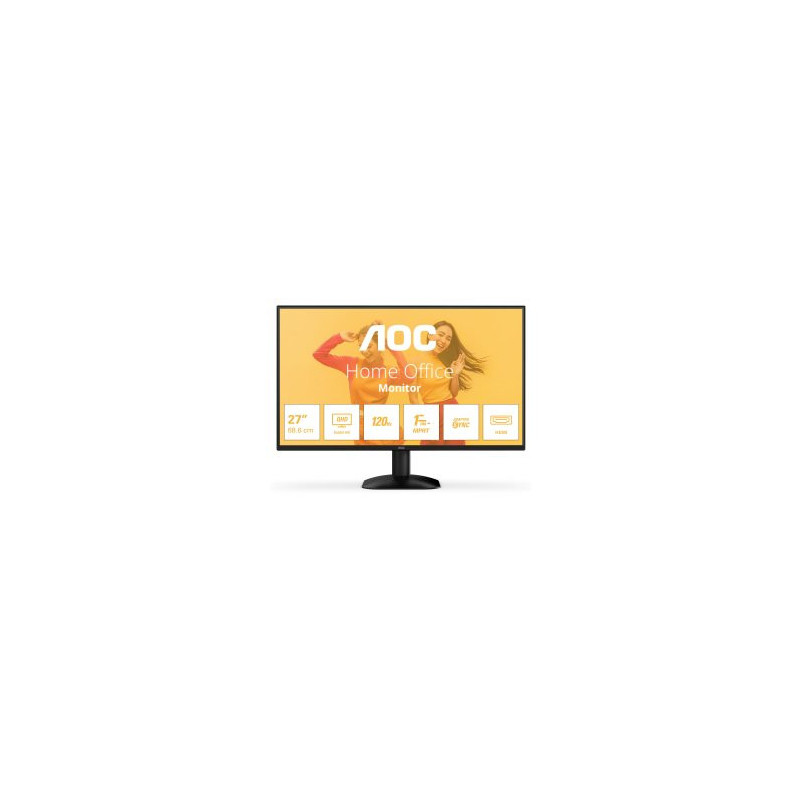 Monitor 27\ dp hdmi aoc q27b35s3 ips qhd 2560x1440 4ms 120hz vesa 100x100 negro"