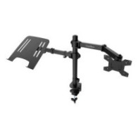 Soporte de mesa coolbox mp01 para 1 pantalla hasta 32\ y un portatil hasta 17\" color negro"