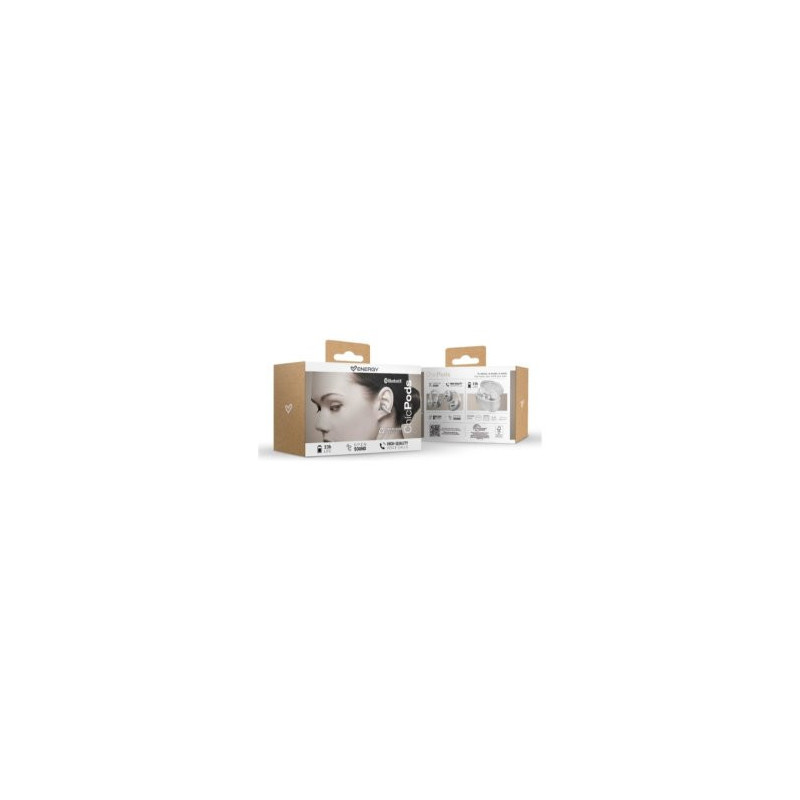 Auricular intrauditivo bluetooth energy sistem chicpods tws ipx4 bateria 23h blanco