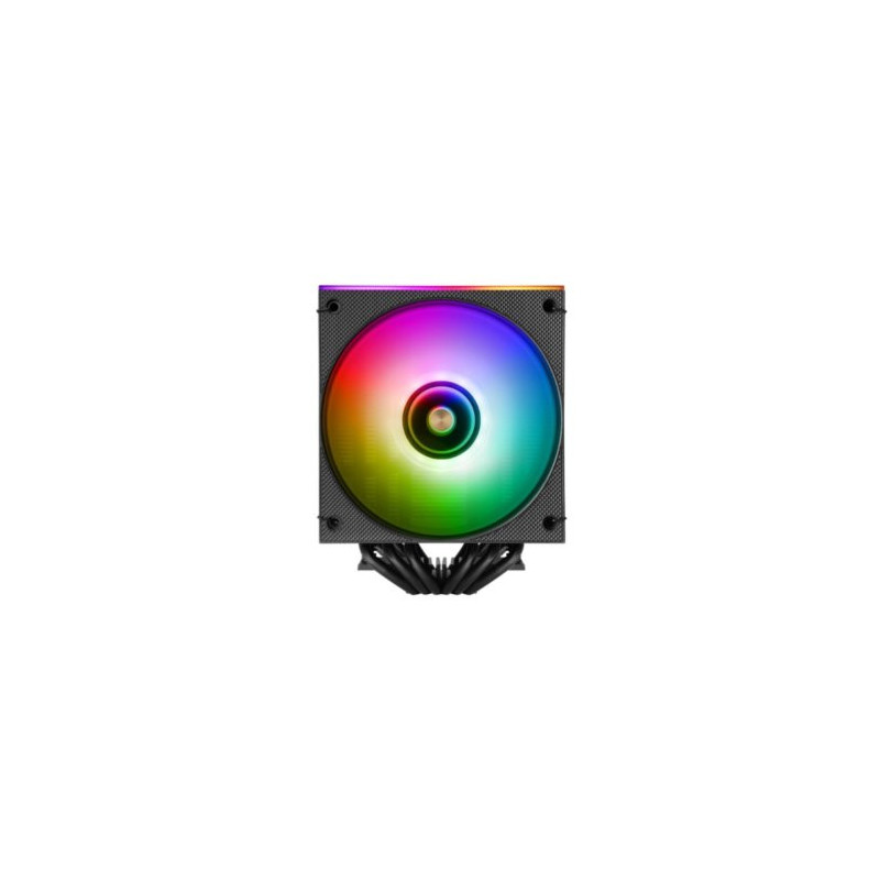 Ventilador con disipador de cpu mars gaming mcpux26 tdp 350w doble torre pwm argb negro