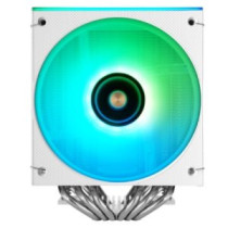 Ventilador con disipador de cpu mars gaming mcpux26w tdp 350w doble torre pwm argb blanco