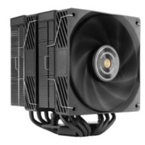 Ventilador con disipador de cpu mars gaming mcpux26pro tdp 350w doble torre pwm fdb negro