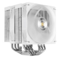 Ventilador con disipador de cpu mars gaming mcpux26prow tdp 350w doble torre pwm fdb blanco
