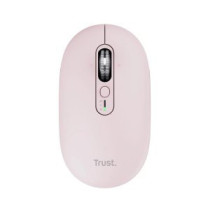 Mouse trust wireless seron hypscroll slim 400-2400dpi 6 botones recargable fsc grs rosa