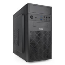 Caja microatx tooq tqc-4701-sp isobox gpu max 250mm 3x2.5 2x3.5 usb-c f.a atx 500w color negro
