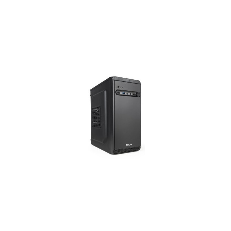 Caja microatx tooq tqc-4702-sp dodeka gpu max 250mm 3x2.5 2x3.5 usb-c f.a atx 500w color negro