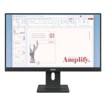 Monitor 24\ dp hdmi vga lenovo e24-40 fhd 100hz regulable en altura pivotante con altavoces"