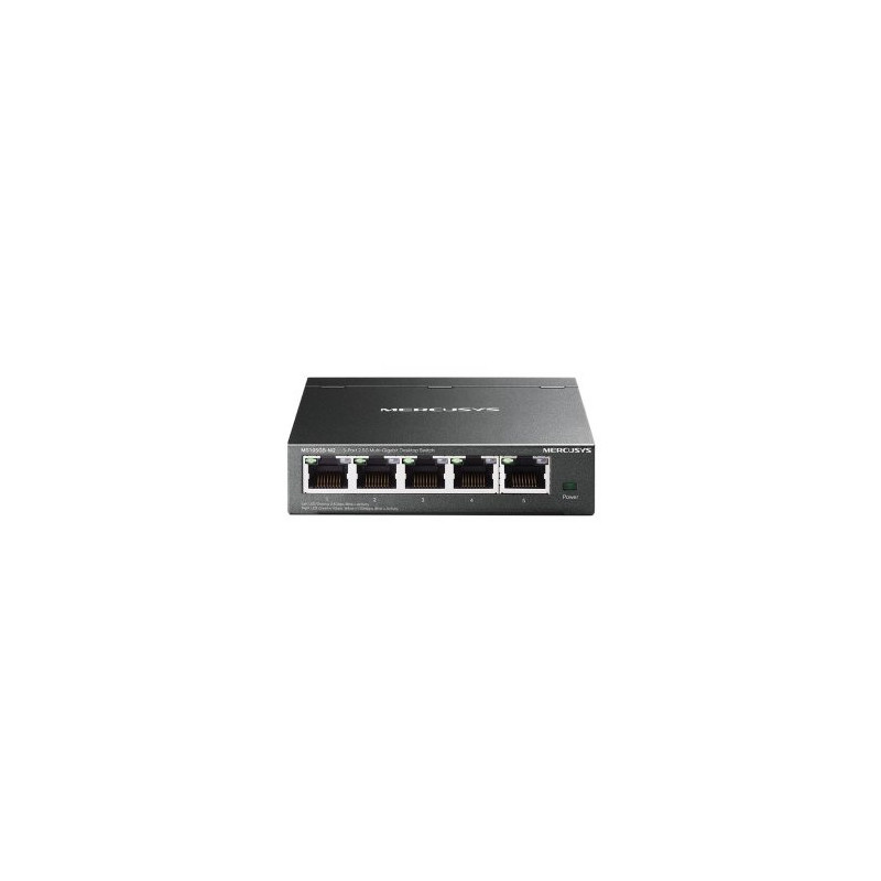 Switch no gestionable mercusys ms105gs-m2  5p 5x2.5gb carcasa metalica