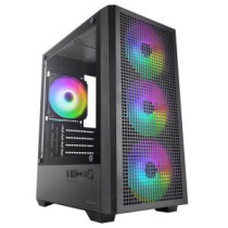 Caja atx mars gaming mc-quantum doble cristal templado argb gpu 335mm negra