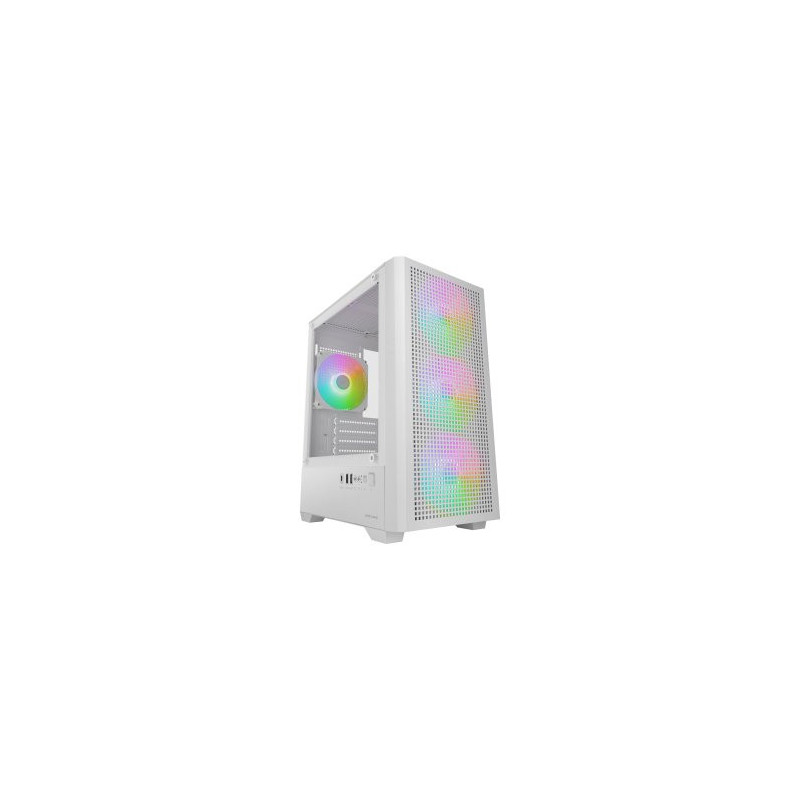 Caja microatx mars gaming mc-vectorw gpu max 282mm cristal templado mesh argb usb-c blanco