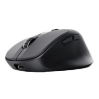 Mouse trust wireless zevo bt/2.4ghz 6 botones 1200-3200dpi recargable color negro.