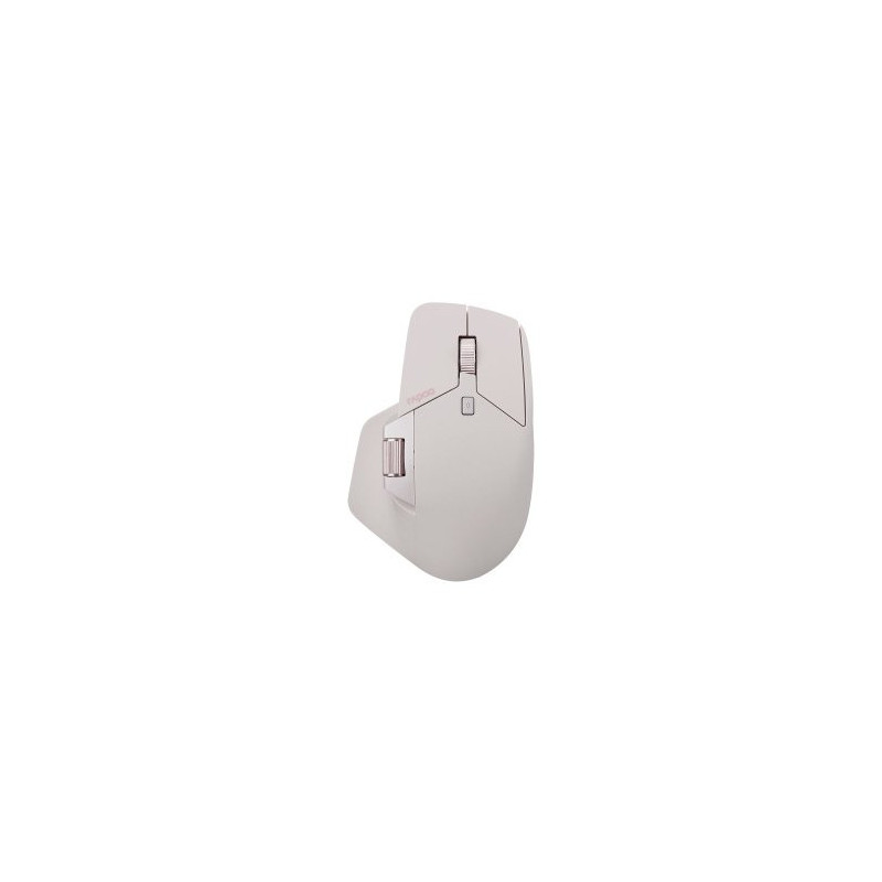 Mouse rapoo wireless y bluetooth mt760l 2.4g ghz bt 4.0 10 botones 4000 ppp carga inalambrica