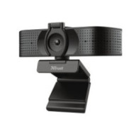 Webcam trust teza 4k uhd 3840x2160 30fps fov 74 grados autofocus privacidad negro