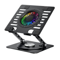 Base refrigeracion para portatiles coolbox coolair 1vrgb hasta 17\ vent. 110mm rgb negro"