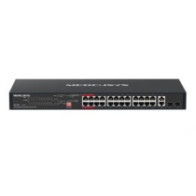 Switch poe+ no gestionable mercusys ms128gp 28p 28xrj45 1gb 24xpoe+ 2xsfp gb 295w 250m