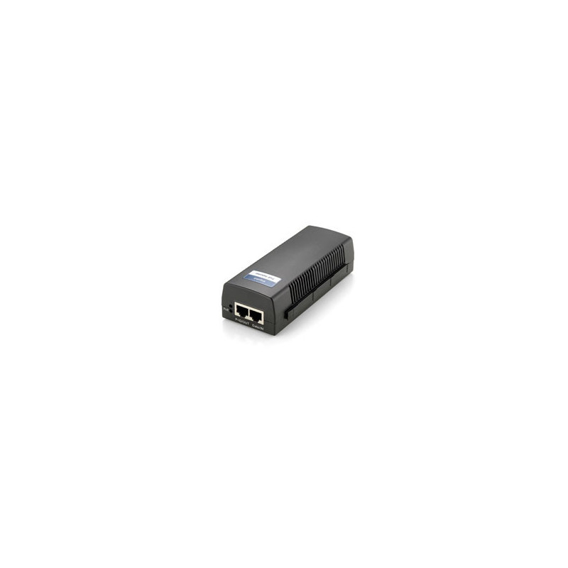 Poe injector adapter gigabit level one pasa datos y alimentacion por el mismo cable hasta 100m