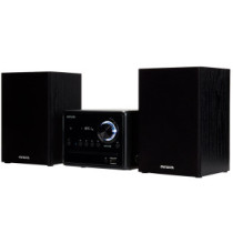 Micro cadena de musica aiwa msbtu-300 bluetooth 4.2 reproductor de cd / usb radio fm 2 altavoces 10+