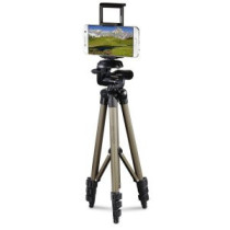 Soporte smartphone hama 106-3d extendible 4 secciones aluminio color beige
