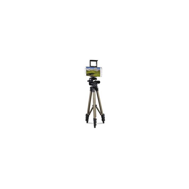 Soporte smartphone hama 106-3d extendible 4 secciones aluminio color beige