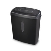 Destructora de papel hama home x10cd 15l capacidad corte de 11 hojas color negro