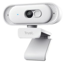Webcam trust tomar 2k qhd 2560x1440 30fps fov 76 grados reduccion ruido privacidad blanco