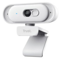 Webcam trust tomar 2k qhd 2560x1440 30fps fov 76 grados reduccion ruido privacidad blanco
