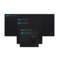 Alfombrilla logitech g640 superficie tela goma antideslizante 400x460mm negro