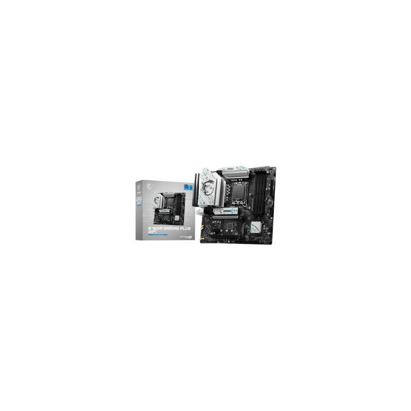 Pb msi gaming plus b760m m-atx skt 1700 4xddr5 5600mhz hdmi dp lan