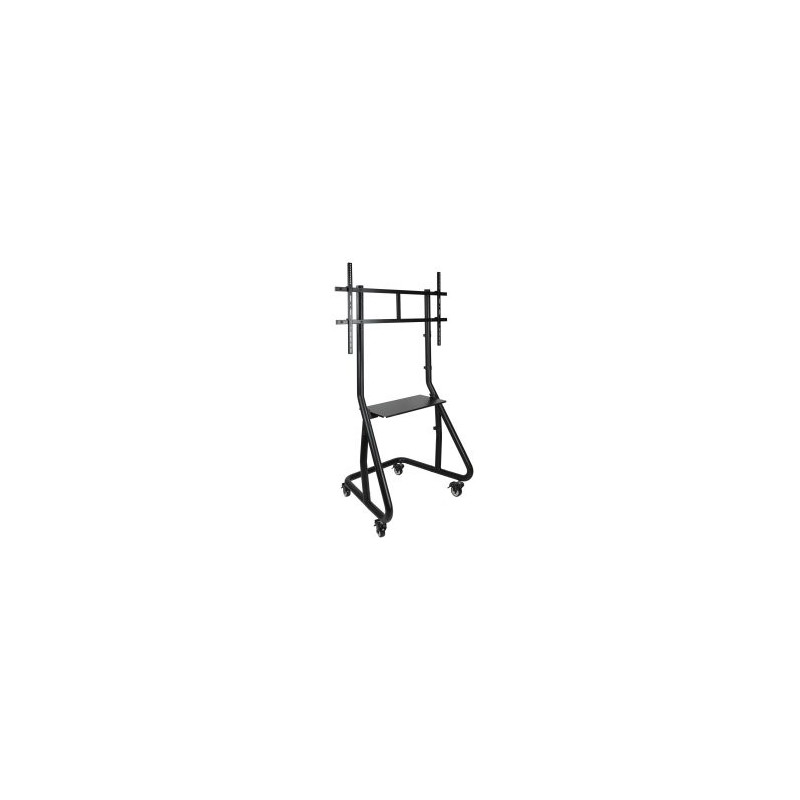 Soporte de suelo con ruedas tooq fs20200m-b 1 pantalla 60\-100\" vesa 200x200-1000x600 bandeja negro"