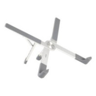 Soporte para portatil tooq tqlrs0036-al elevador plegable 11\-17.3\" 5 niveles aluminio plata"