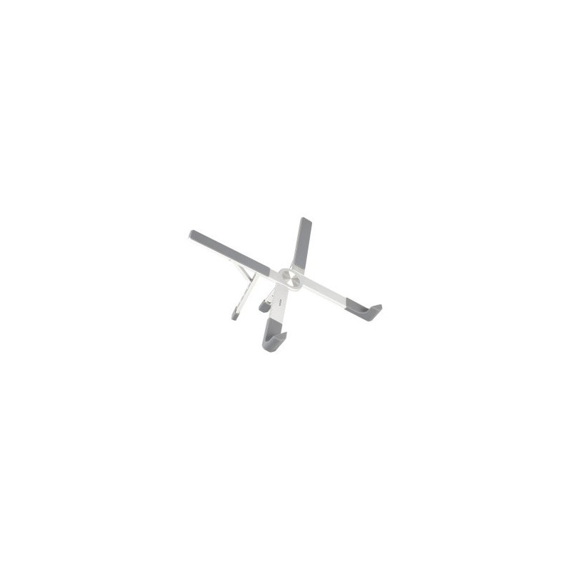 Soporte para portatil tooq tqlrs0036-al elevador plegable 11\-17.3\" 5 niveles aluminio plata"