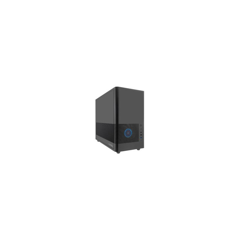Caja micro atx coolbox mp2 frontal rejilla disipador max 160mm gpu max 350mm negro